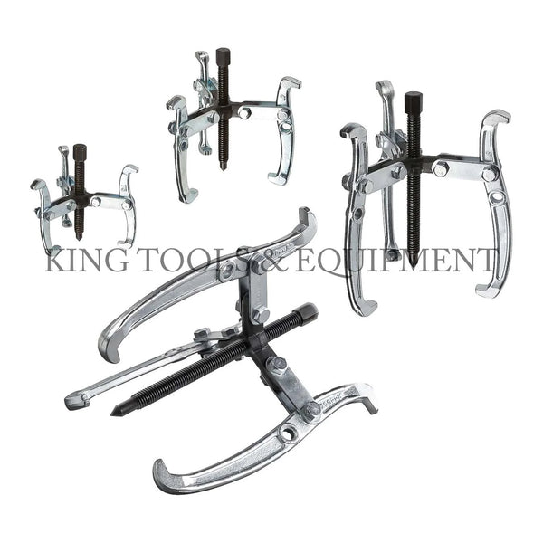 King Tools 0366-023 4 Pc 3 Jaw Puller Set