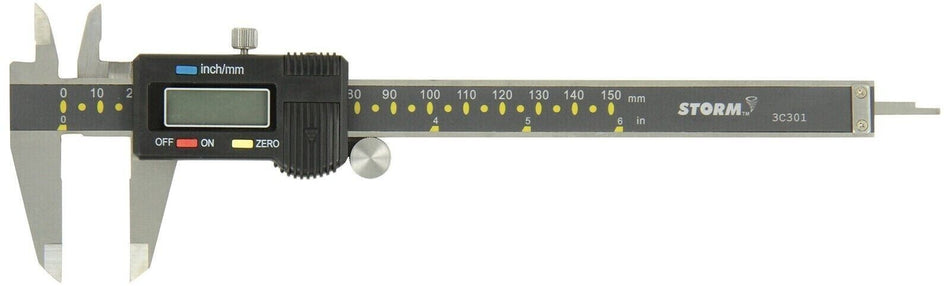 Central Tools STORM 3C301 0-6" / 0-150mm Digital Caliper