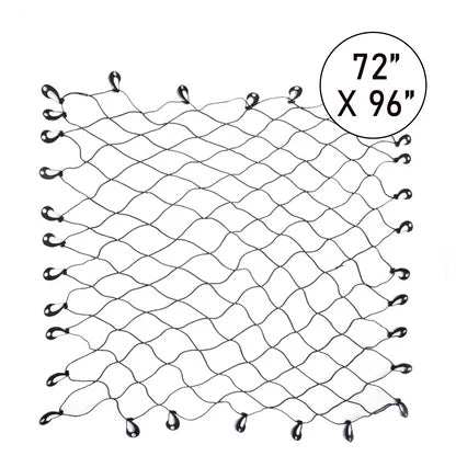 Boxer MegaFlex 6' x 8' Cargo Net w/ 32 Adjustable Hooks, 77058