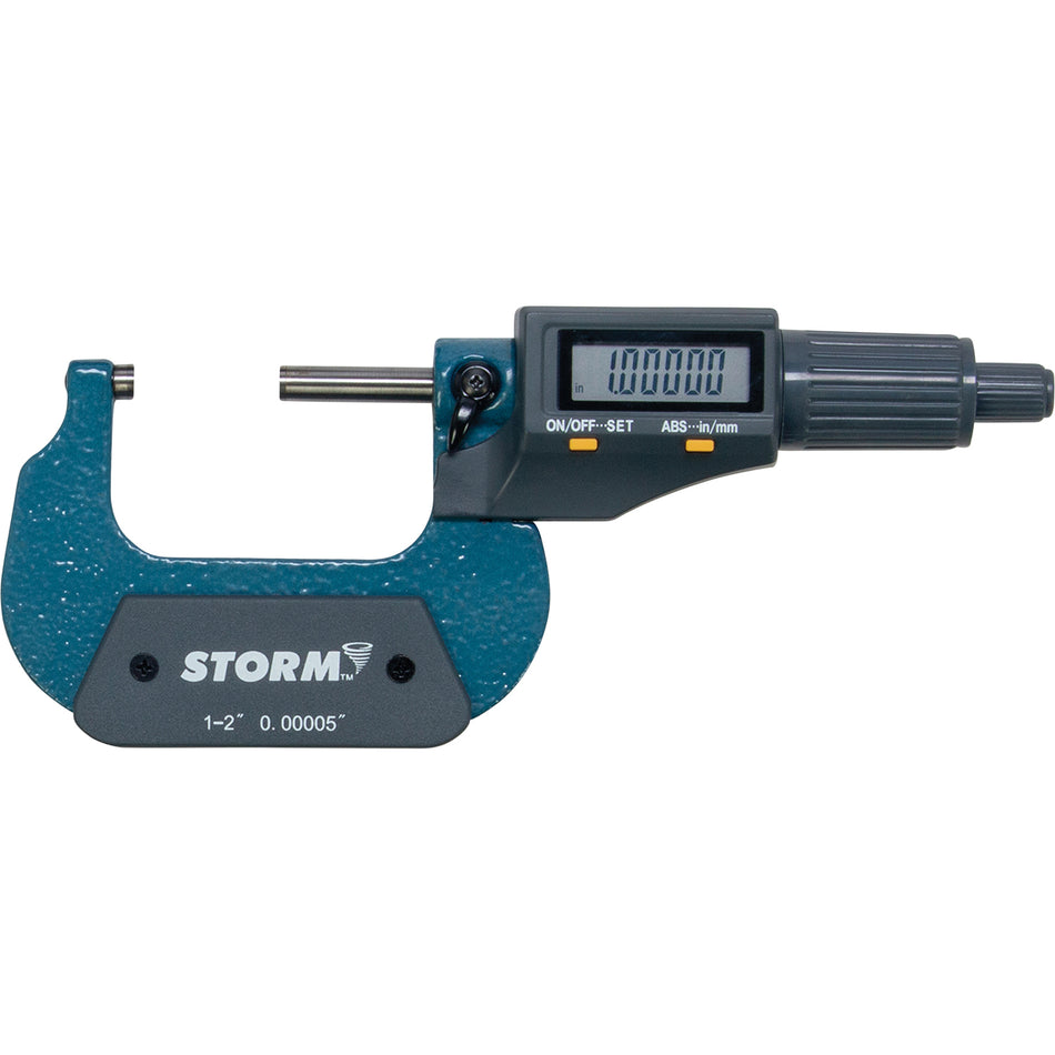 Central Tools 3M302 1-2” Electronic Digital Micrometer