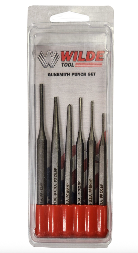 Wilde 6 Pc Gunsmith Punch Set