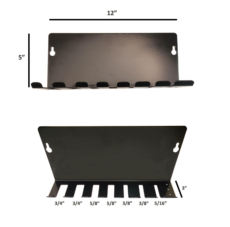 Wilde HPB-D7 7 Slot Steel Pry Bar Rack