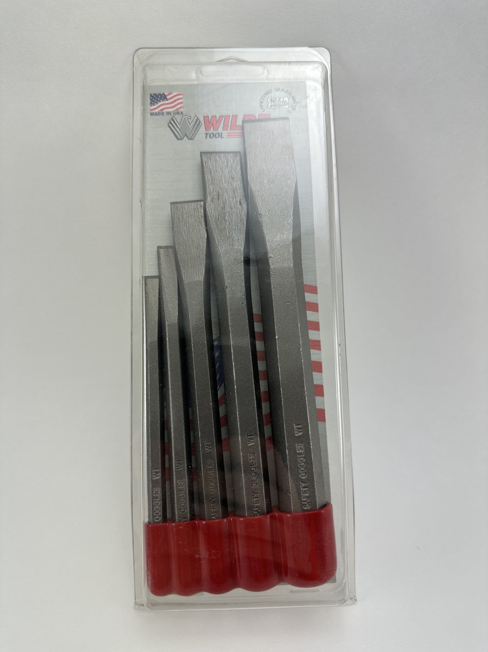 Wilde USA 5 Pc Cold Chisel Set, CC5