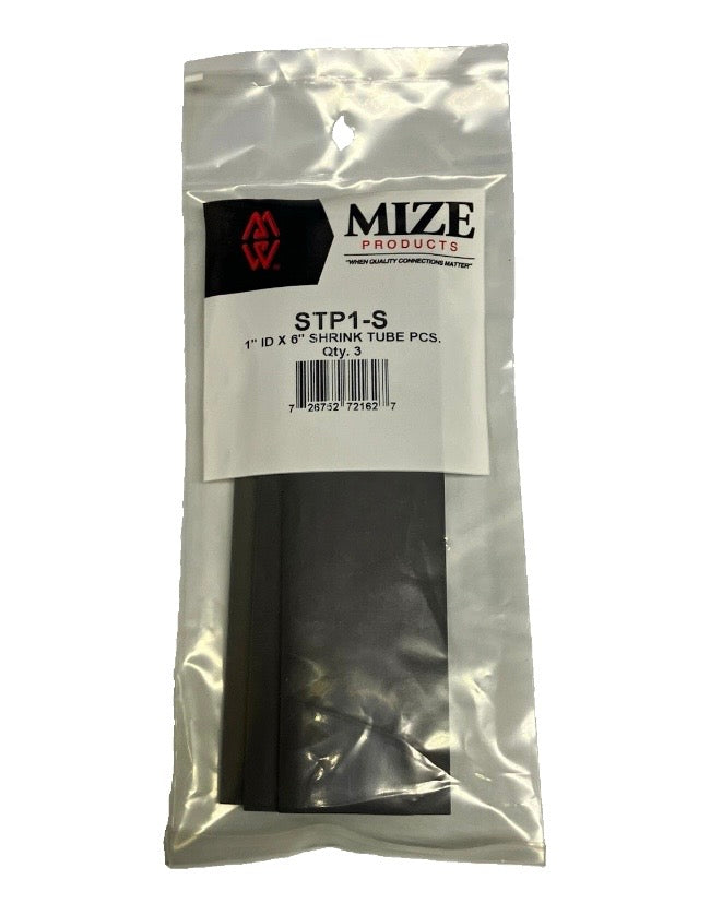 Mize STP Polyolefin 1" ID X 6 Shrink Tubing STP1-S