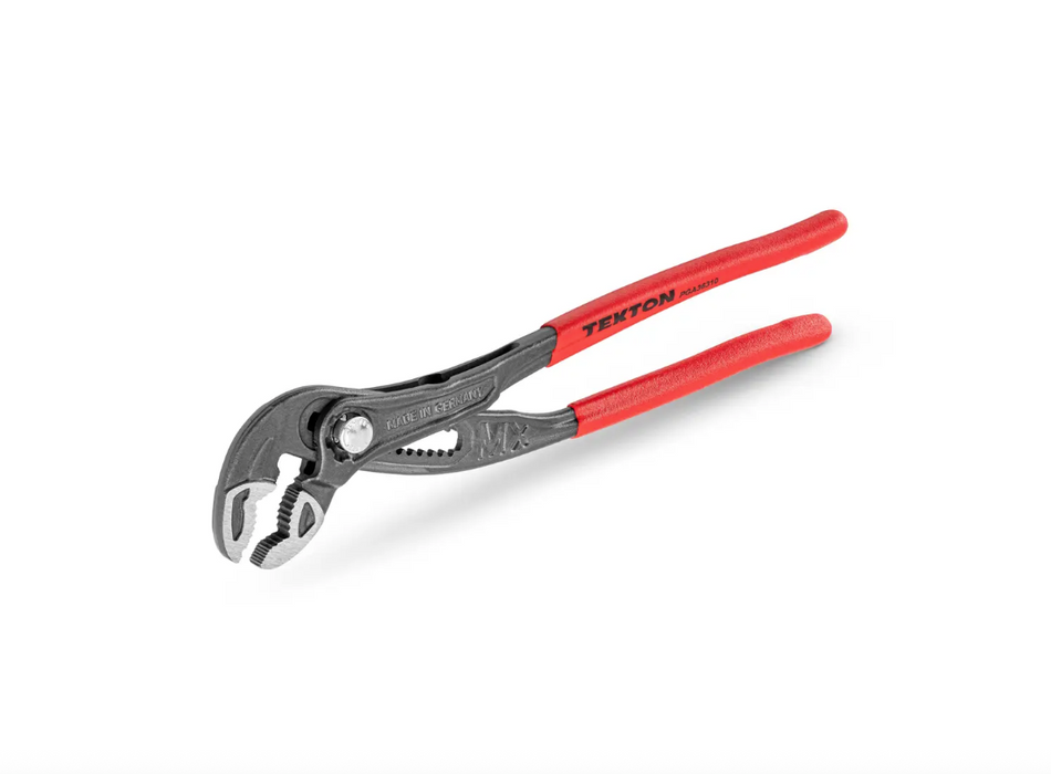 Tekton PGA36310 10” Angle Nose Push Button Adjustable Pliers, Made in Germany