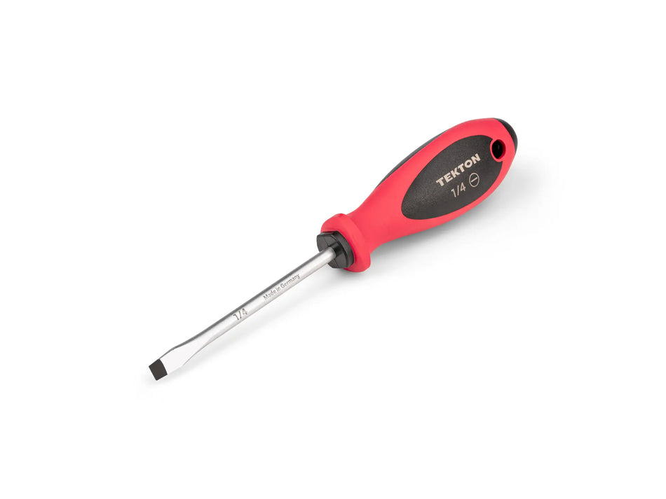 Tekton DWS07316 4” x 1/4” Slotted Screwdriver, Made in Germany