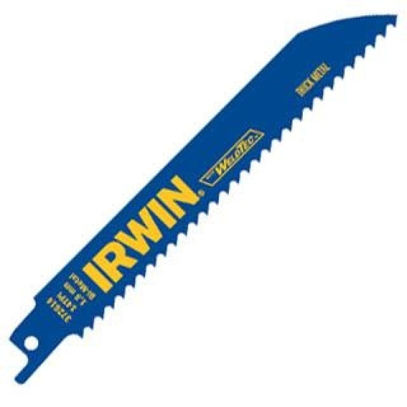 Irwin 10 Pc 6" 14TPI Bi-Metal Reciprocating Saw Blades