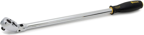 Titan Tools 11301 3/8-Inch Drive x 18-Inch 36-Tooth Extra-Long Flex Head Ratchet