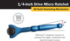 Titan Tools 11314 1/4-Inch Drive x 4-Inch 90-Tooth Swivel Head Micro Ratchet (Asst of 12)