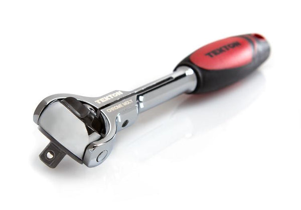 TEKTON 1491 3/8-Inch Drive by 9-Inch Quick-Release Swivel Head Ratchet