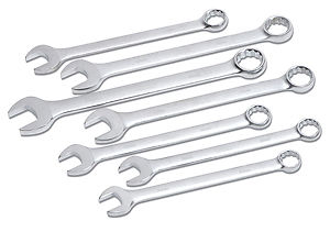 Titan Tools 7 Pc Jumbo Metric Combination Wrench Set 34 - 50mm, 17289