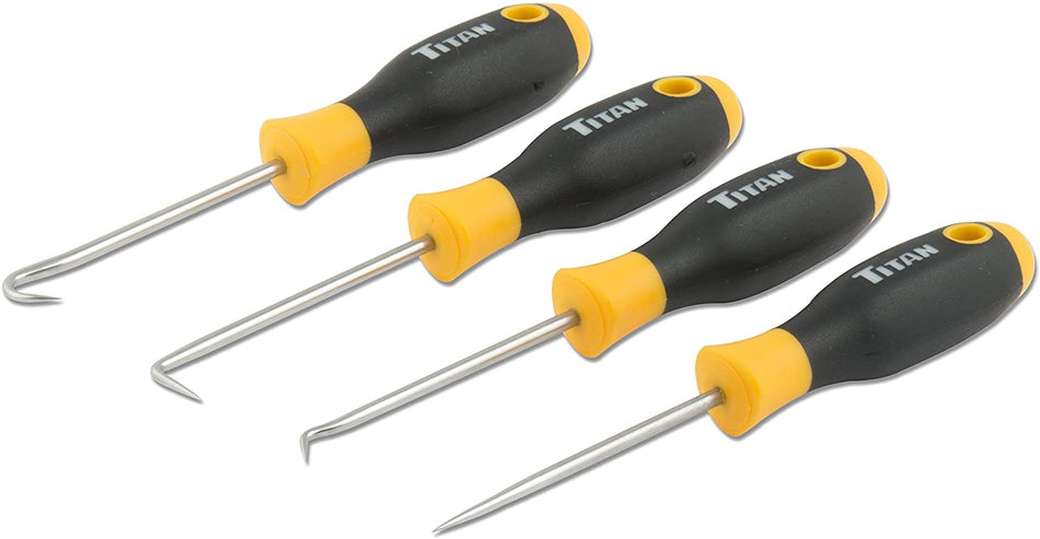 Titan 17712 4 Pc 6" Mini Pick and Hook Set