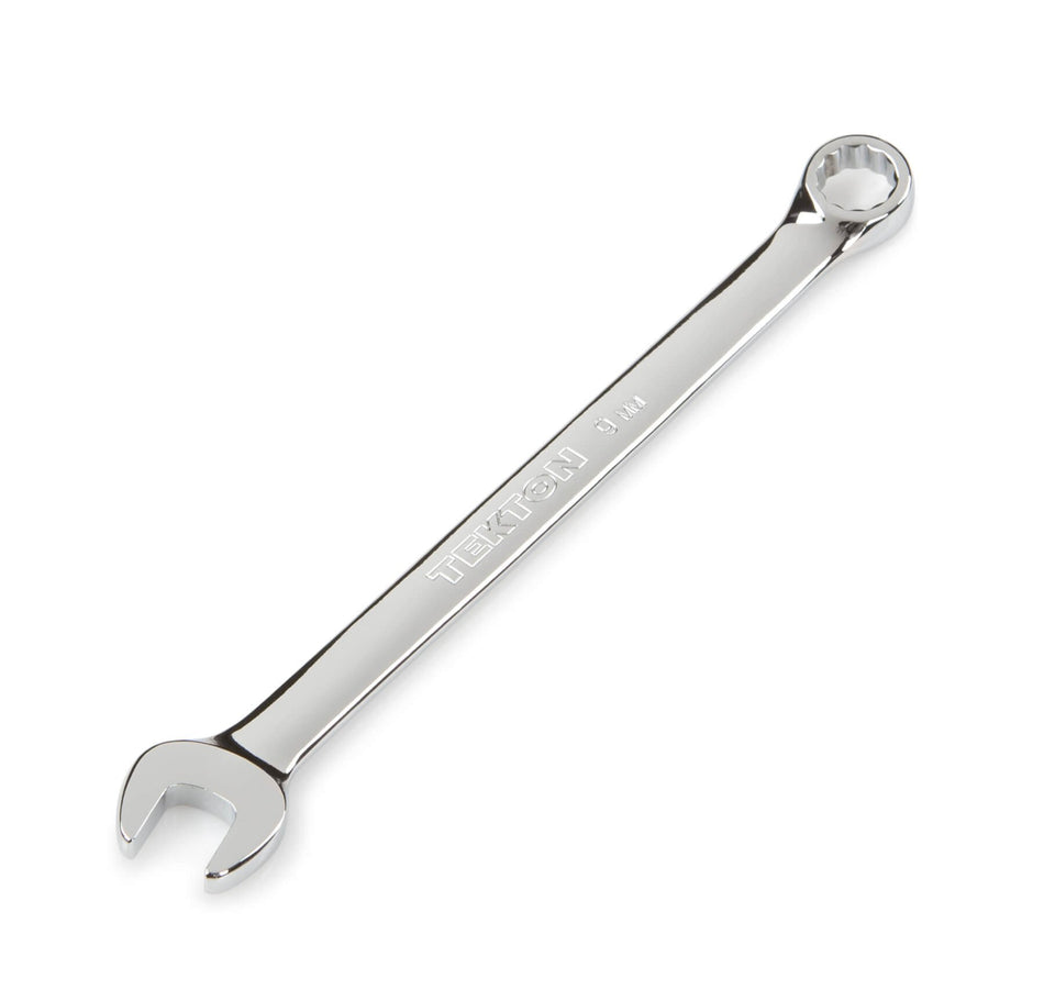 TEKTON 18278 Polished Combination Wrench, 9 mm