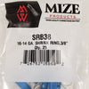 Mize Wire 25 Pc 16-14 GA ⅜” Blue Shrink Ring Terminals, SRB38