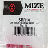 Mize Wire 25 Pc 22-16 GA #10 Red Shrink Ring Terminals, SRR10