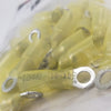 Mize Wire 25 Pc 12-10 GA #10 Yellow Shrink Ring Terminals, SRY10