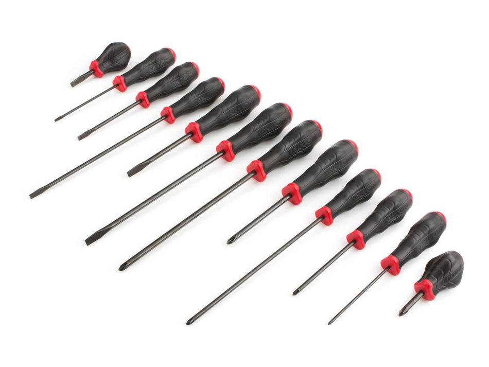 TEKTON DRV41240 Slotted and Phillips USA Screwdriver Set, 12-Piece