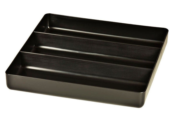 Ernst #5021 3 Compartment Toolbox Tray Organizer, Black