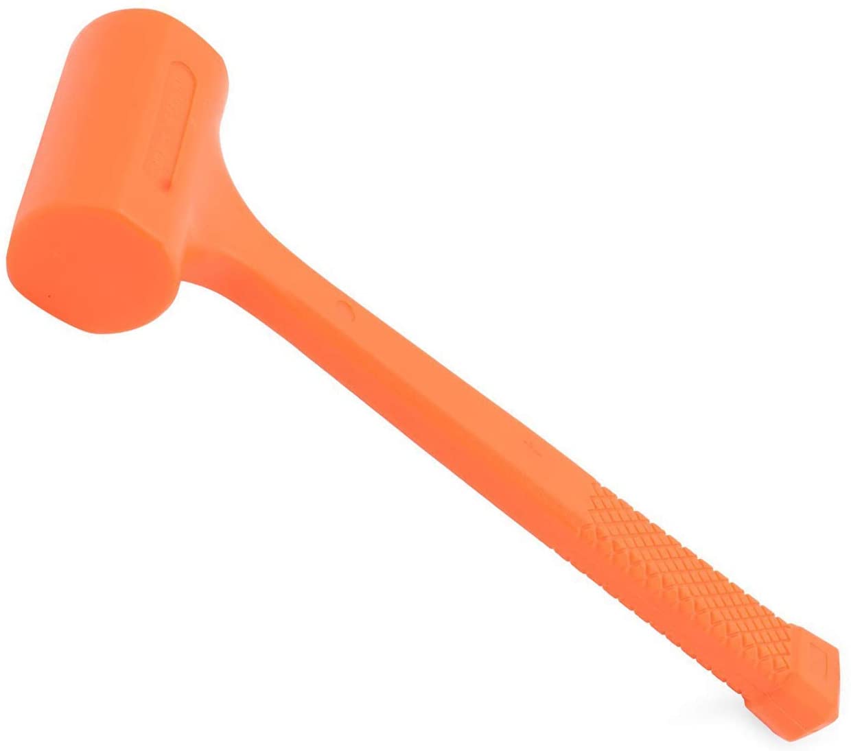 King 1486-0 Dead Blow Hammer, 4 lb, Neon Orange