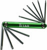 Titan 12710 10 Pc Tamper Torx Folding Key