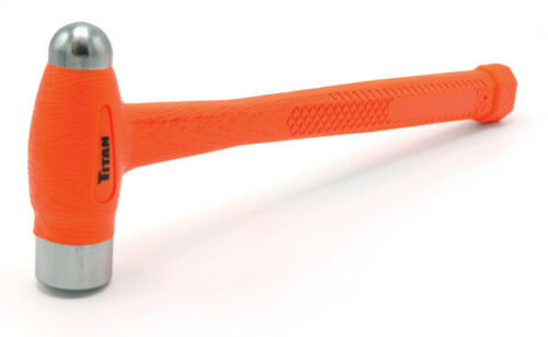 Titan 63160 16 oz. Hi-Visibility Orange Ball Pein Hammer