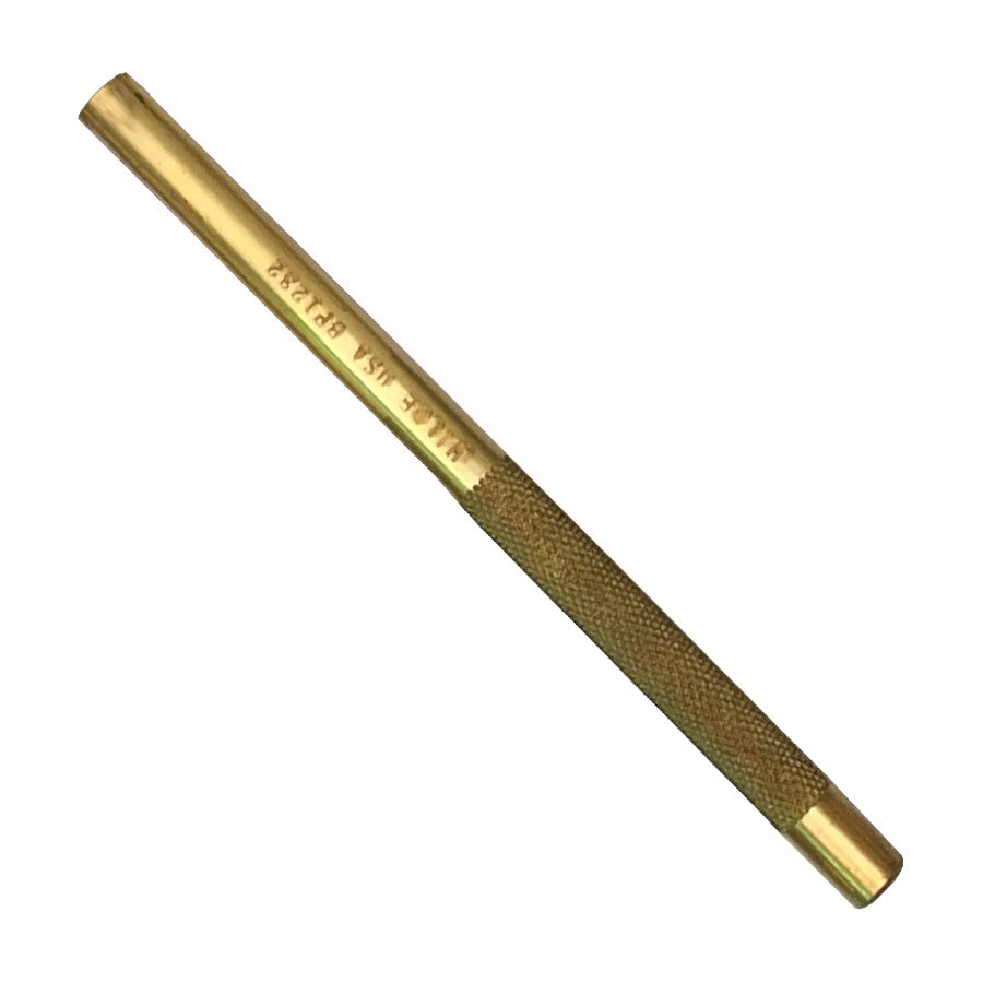 Wilde USA Solid Brass Drift Pin Punch 3/8" x 6", BP1232