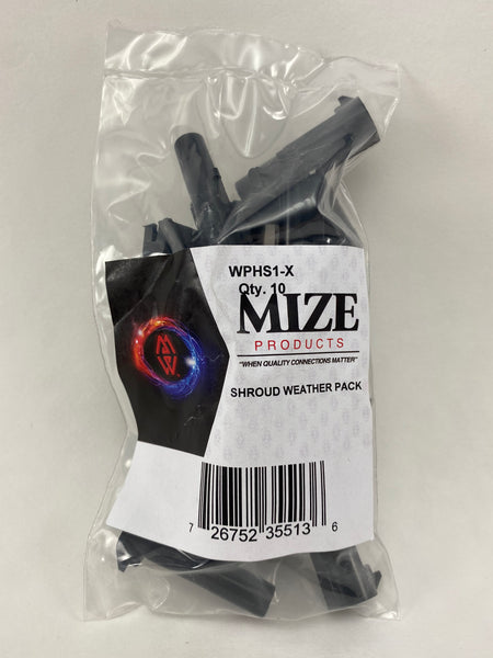Mize Female Connector Shroud Weather Pack Plugs One Connector, WPHS1X