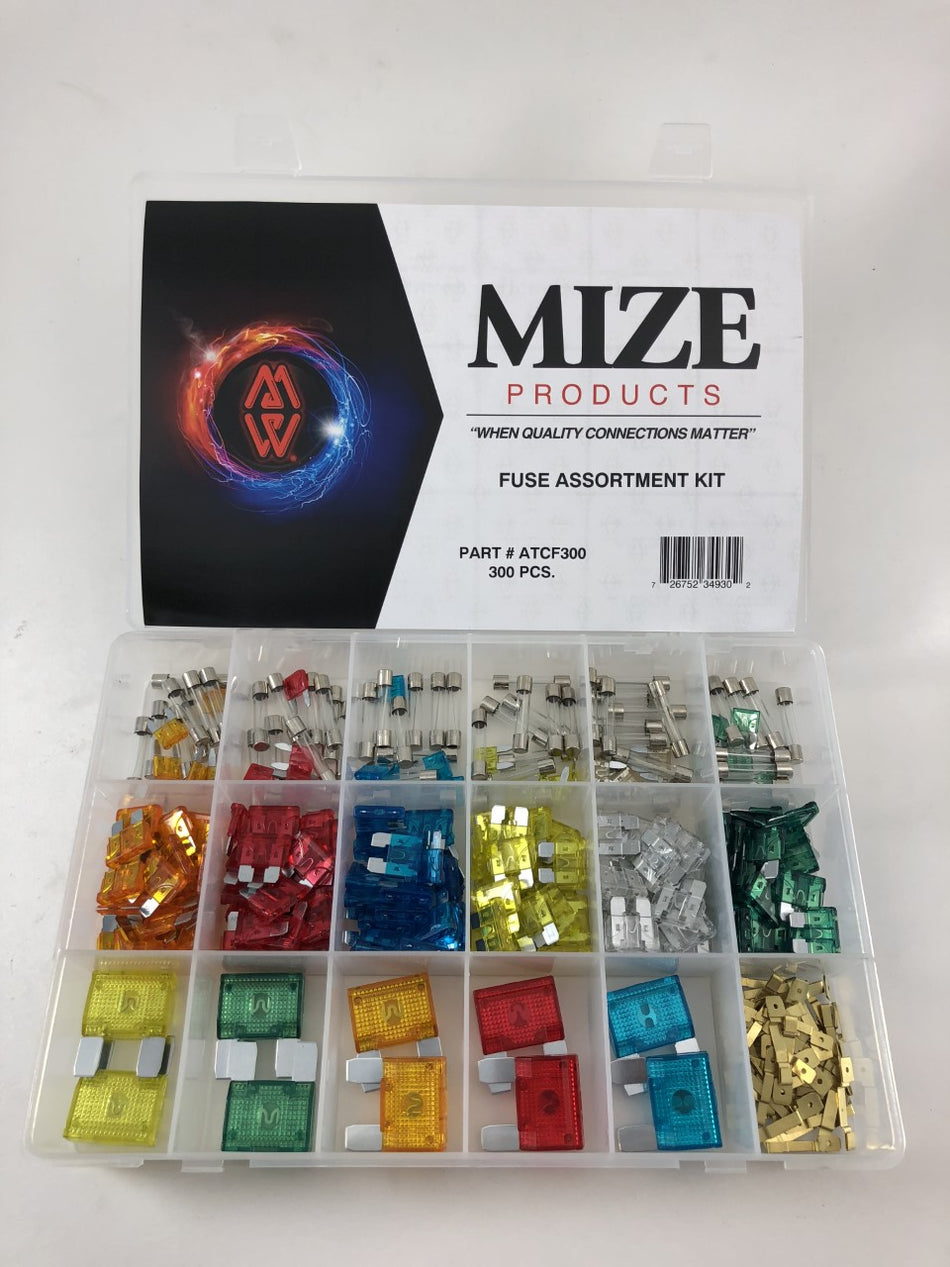 Mize USA 300 Pc Master Fuse Assortment, ATCF300