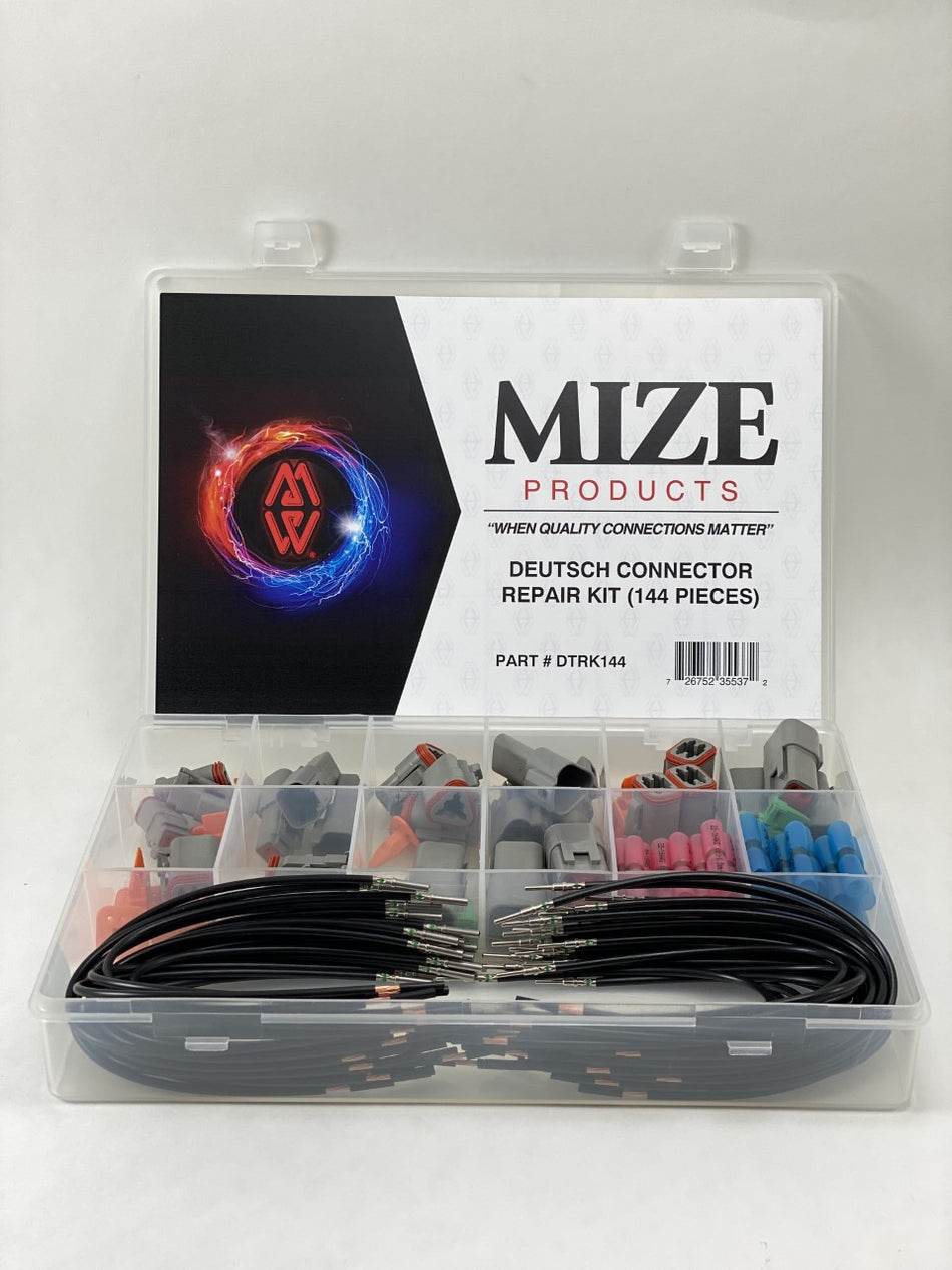 Mize USA 144 Pc Deutsch Connector Repair Kit, DTRK144