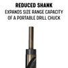Drill America Individual Jumbo HSS Black & Gold 3 Flat Shank Drill Bits 9/16" - 1-1/2"