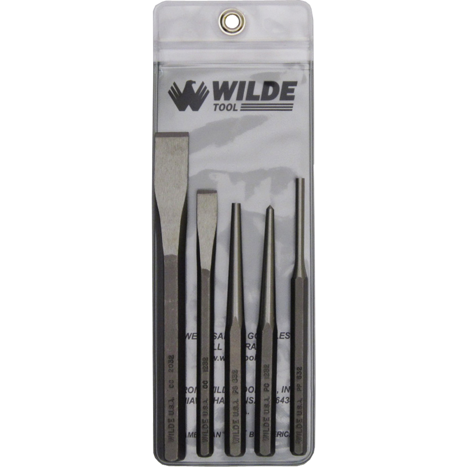 Wilde USA 5 Pc Punch & Chisel Set, K5