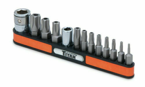 Titan 16137 13pc 5-Lobe Tamper Resistance Bit Set