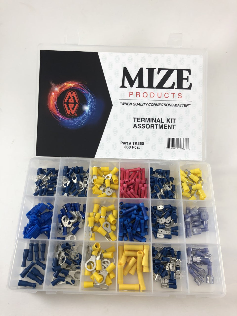 Mize USA 360 Pc Vinyl Terminal Kit, TK360